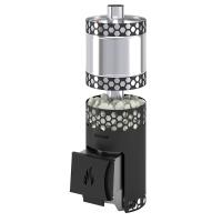 Печь для бани Везувий "Чёрная Пчёлка" с баком INOX