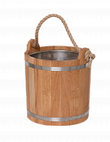 Запарник 12 л дуб нерж вставка