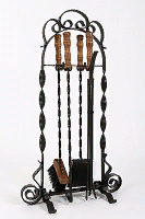 Набор каминный "Тюльпан " (деревянные ручки)