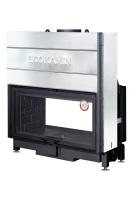 Каминная топка Экокамин ВЕГА 1000 TB туннельная черный шамот