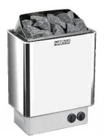 Печь Harvia Trendi KIP80T Steel (7-12м3) электрическая со встроенным пультом