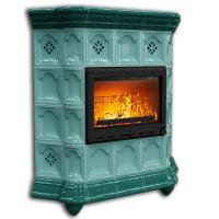 КимрПечь Истра угловой Волна (комплектация: Облицовка для топок Ладья-700, Erik-700)