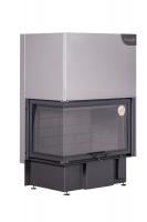 Топка Экокамин ДЕЛЬТА 800 LB два стекла левая принтинг черный шамот