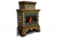 Камин КимрПечь Кострома угловой двухъярусный Июль