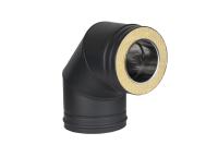 КПД ЧЕРНЫЙ Отвод сэндвич 90* ф150х230