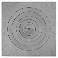 Плита чугунная Рубцовск П1-5А для барбекю 512*512 (под казан 6-12л)