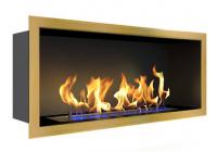 Биокамин Flagman латунный