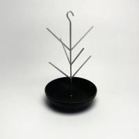 Елочка для тандыра 6 шипов с чугунной сковородкой (крючок) D 21см