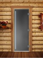 Дверь DoorWood Престиж Графит матовый (Ольха с магнитным уплотнителем) 0.7*1.9