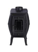 Печь-камин ПроМеталл Бахтинка черная