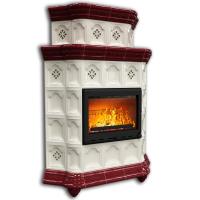 КимрПечь Истра угловой двухъярусный Вишня (комплектация: Облицовка для топок Ладья-700, Erik-700)