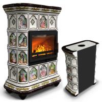 КимрПечь Истра пристенный Усадьба (комплектация: Ладья-600)