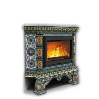 КимрПечь Изразцовая печь Кострома угловой Март (топка: Ладья-600)