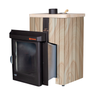 Печь для бани Ферингер Ламель Квадра "Окаменевшее дерево" перенесенный рисунок до 25 м³ (серия ПФ)