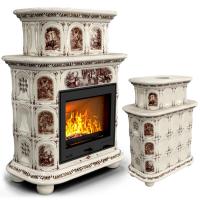 КимрПечь Прованс центральный двухъярусный Звери (топка: Ладья-700) (топка: Ладья-700)