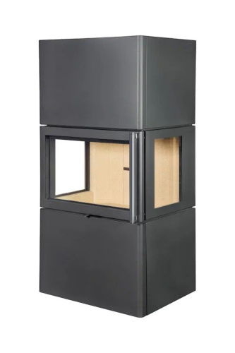 Камин Экокамин Камин КРИТ черный/графит