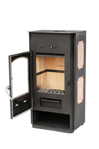 Печь-камин НМК стальная "Сибирь" 8 кВт