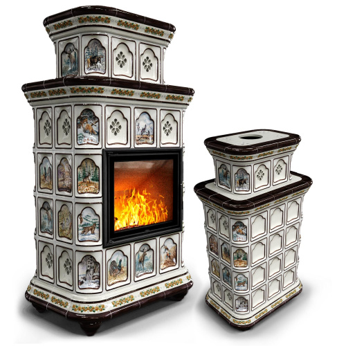 КимрПечь Истра центральный двухъярусный Звери (комплектация: Астов-МЛ700)