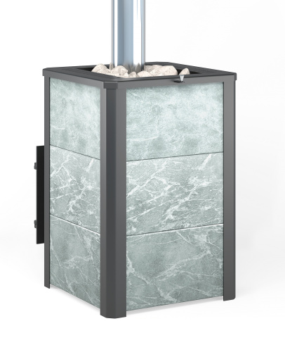 Печь для бани ВЕЗУВИЙ Легенда 22 Панорама "М" талькохлорит