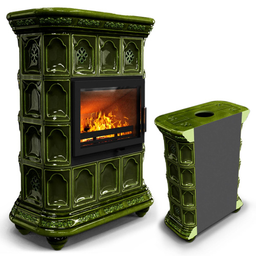 КимрПечь Истра пристенный Хвоя (комплектация: Ладья-700)