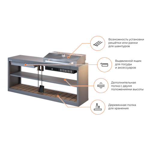 Cтол-гриль Gratar Expert ESG 2000
