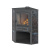 Камин ЭТНА (БКД) угловой Ø 115мм Камин ЭТНА (БКД) угловой Ø 115мм