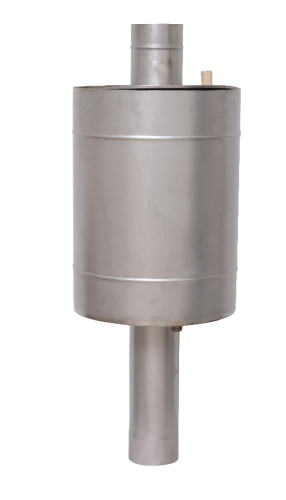 Бак КПД на трубе круглый 71 л на трубе 1000мм