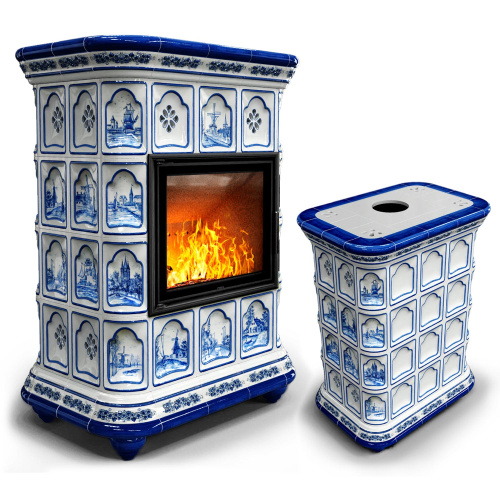 КимрПечь Истра центральный Голландия (комплектация: Облицовка для топки МЛ 700)