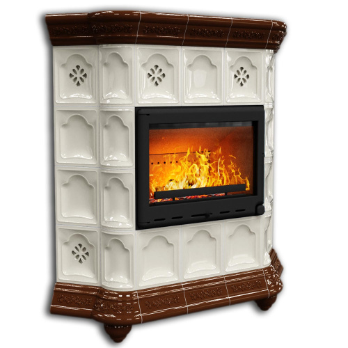 КимрПечь Истра угловой Шоколад (комплектация: Астов-МЛ700)