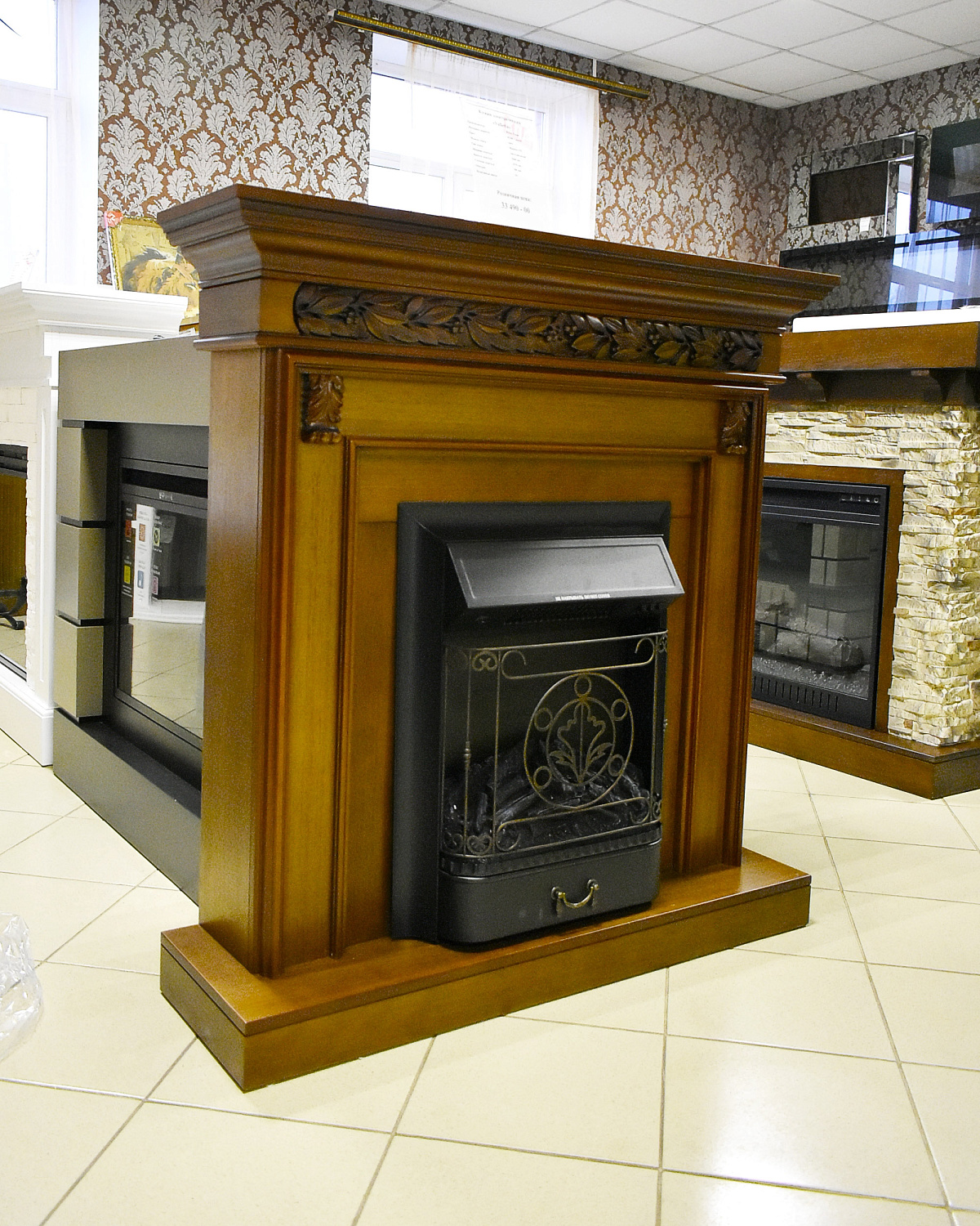 Скидка 20%! Электрические камины