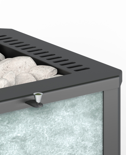 Печь для бани ВЕЗУВИЙ Легенда 16 Панорама "М" талькохлорит