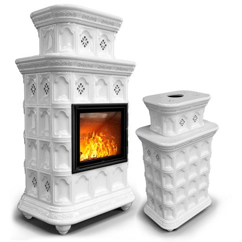 КимрПечь Истра центральный двухъярусный Белый (комплектация: Астов-МЛ700)