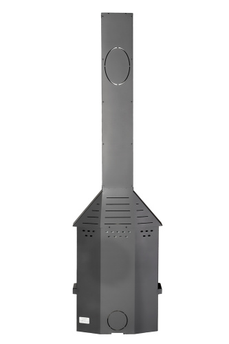 Камин Экокамин Мюнхен пристенно-угловой Компакт графит PKN176К