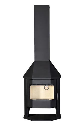 Камин Экокамин Мюнхен пристенный ГИГАНТ черный PKN194