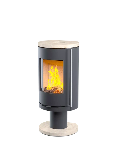 Печь-камин АСТОВ ASTOV R1 N (прямая задняя стенка)