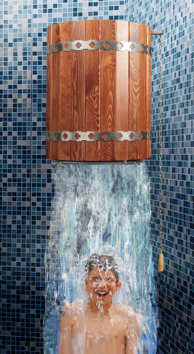 Обливное устройство Инжкомцентр ВВД Ливень мини «Светлое дерево» 36 л