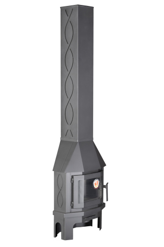 Камин Экокамин Мюнхен пристенно-угловой Мини графит PKN176M