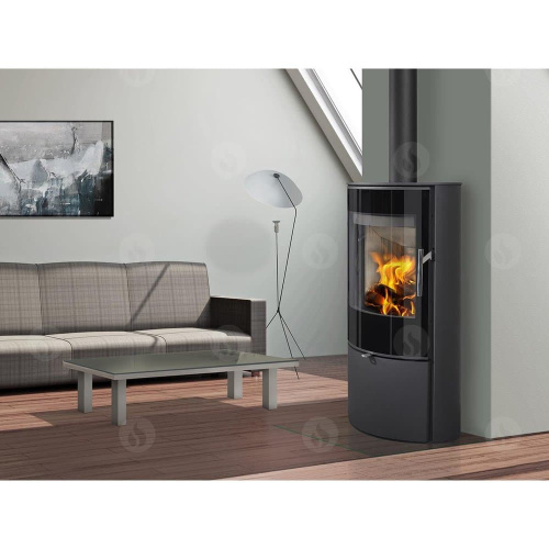 Печь-камин Romotop Laredo Akum металл черный