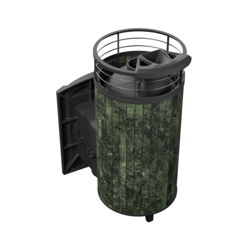 Печь банная «Атмосфера XL» ламель+сетка с газовой горелкой ПроМеталл