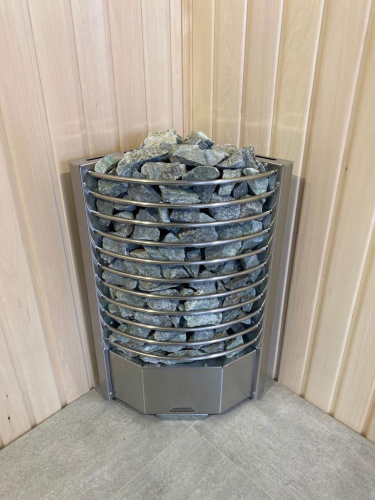 Печь Олимпия 6 кВт (6-10 м3) Угловая РЭК Ресурс электрокаменка ЭКМ