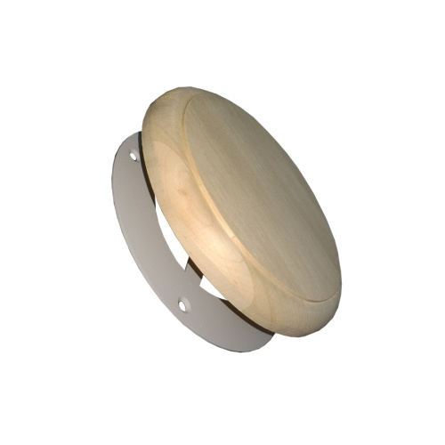 Клапан вентиляционный ф125Липа Iron Light wood