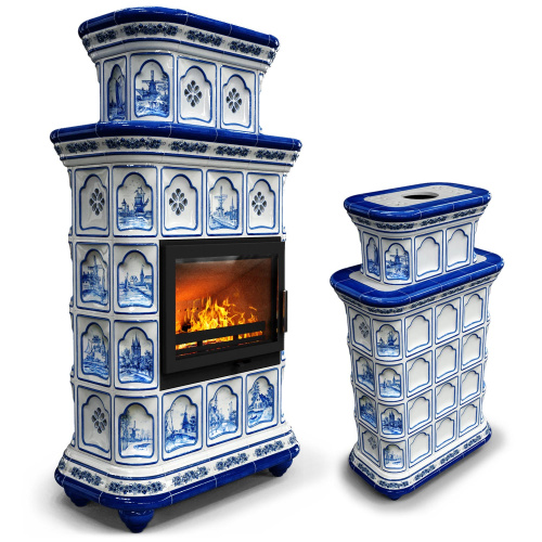 КимрПечь Истра центральный двухъярусный Голландия (комплектация: Ладья-700)