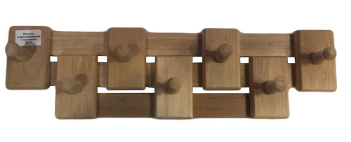 Вешалка Бондарь (Cooper) комбинированная 7 креплений ольха ВК-7