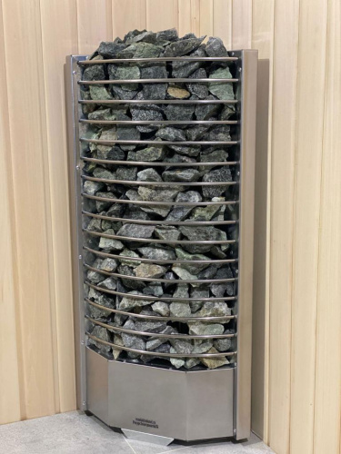 Печь Олимпия 9 кВт (9-15 м3) Угловая РЭК Ресурс электрокаменка ЭКМ